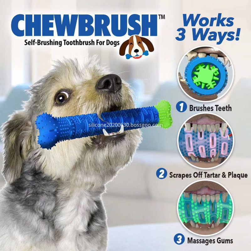 Silikonspielzeug zum Beißen von Haustieren Silicone pet bite stick toys