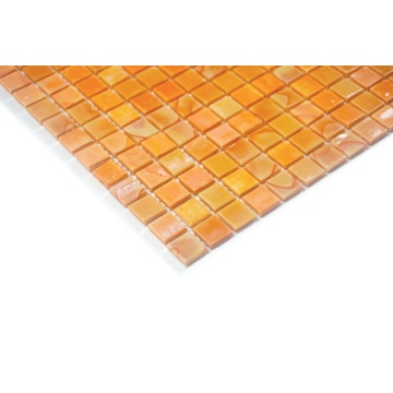 Custom designed glass mosaic tiles