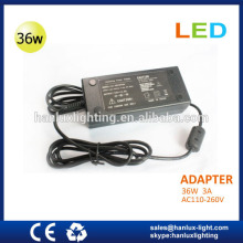 36W 3A LED strip power adapter CE ROHS