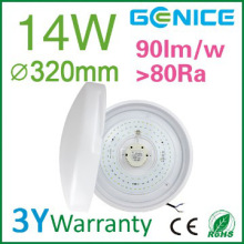 high quality 1300lm 14w winkel plafondlamp