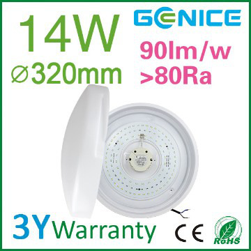 high quality 1300lm 14w winkel plafondlamp