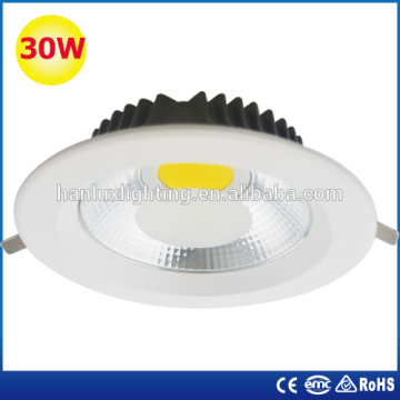 professional cob led lamps manufacture 30W LED Down light/LED Downlight