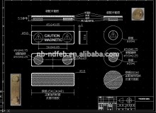 High Quality Tailor-made Magnetic Name Badge with Neodymium Magnet