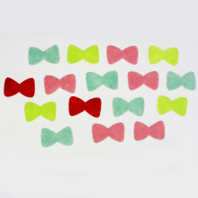 Bowknot pieces felt sticker