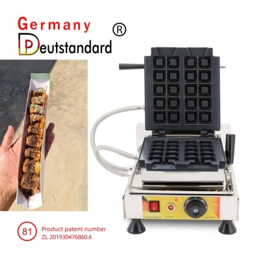 AMERICANO square WAFFLE MAKER Frühstückskochmaschine