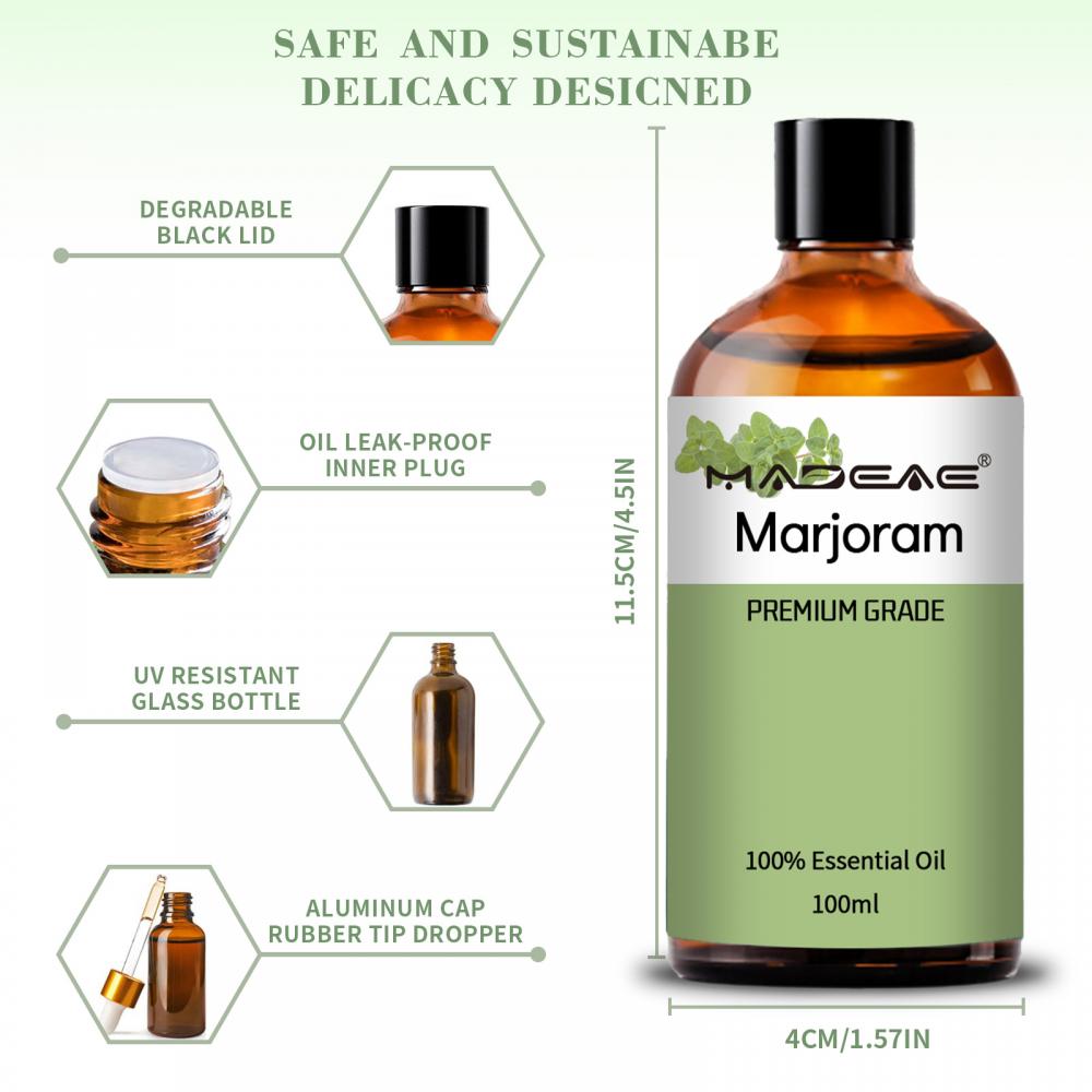 Servicios OEM/ODM de alta calidad Aceite Marjoram para cuidado de la piel de cara