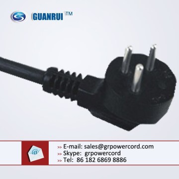 Israel rohs power cord ,Israeli Sll Power plug,Israeli three pin plug power cord