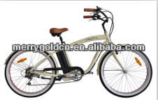 chopper beach cruiser electric bike.26/28inch beach cruiser bike