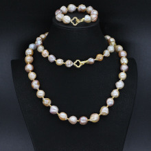 Unique Freshwater Pearl Necklace and Bracelet Sets