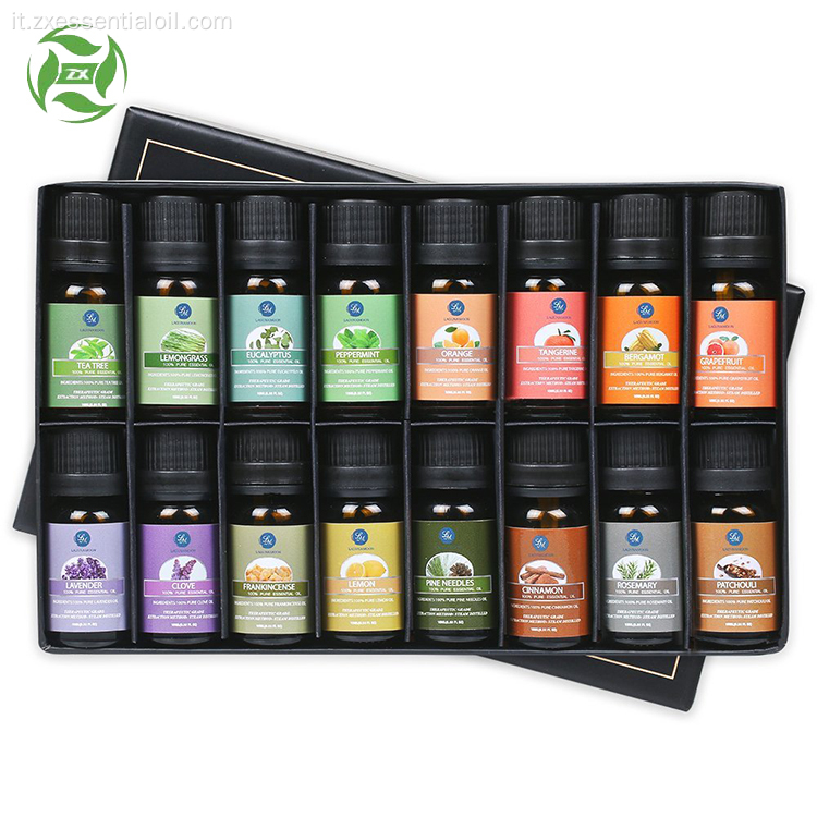 Set regalo di oli essenziali di aromaterapia naturale 6 8