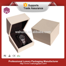 Wooden women small single watch box pacaging with custom logo