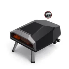 Baking Ovens for Sale Gas Pizza Oven with Rotating Type Stone