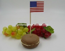10cm long hanbuger decoration flag toothpicks