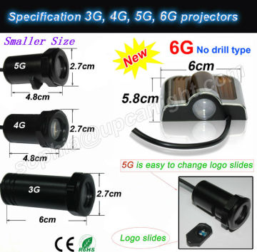 Super bright led laser logo door light with all car logos available