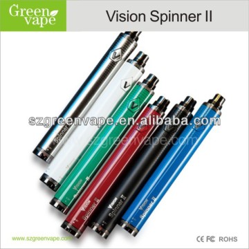 2014 100% original vision ecig battery vision spinner, vision spinner II rainbow battery