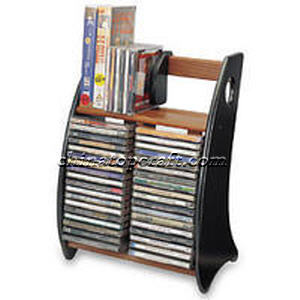 Wooden CD Rack