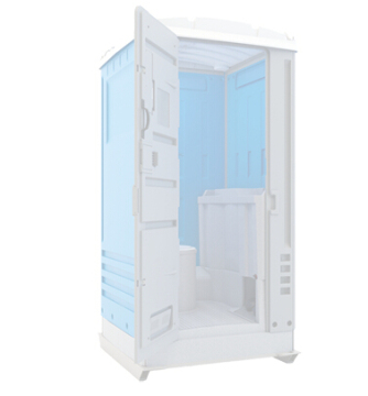 Customized Flushing Porta Potty Toilet
