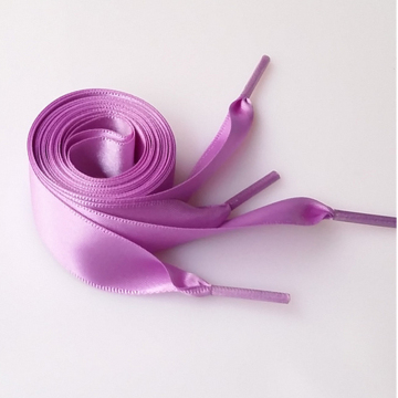 2CM Wide 80cm Length various colors Flat Silks Shoelaces Ribbon Satin Shoe Laces Sport Shoes For Women Men