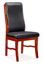 Wooden Chair Leather Chair Executive Chair Conference Chair Without Armrest