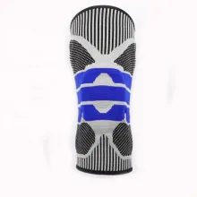 Sport Nylon Silicone Knee Pad Compression Knee Support Brace for Basketball
