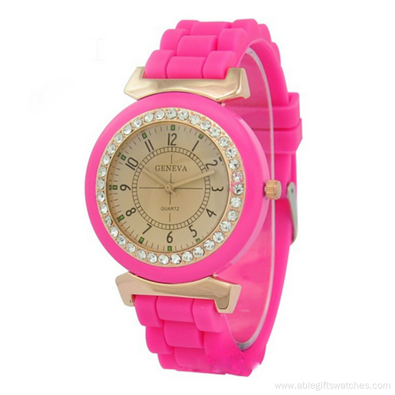 Popular Market Cheap Quartz Geneva Ladies Waterproof Watch