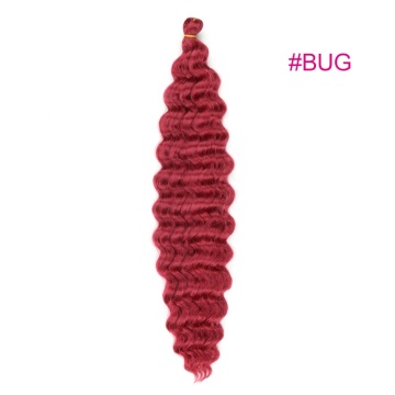 20inch deep wave crochet braid hair extension free sample deep twist crochet braids crochet hair extension braid deep wave