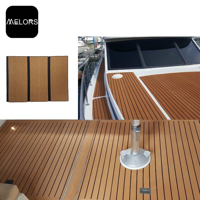 Melor Foam Anti-bacteria EVA Faux Teak Decking Sheet Boat