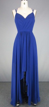 Royal Silk Chiffon Bridesmaid Dress Evening Dresses