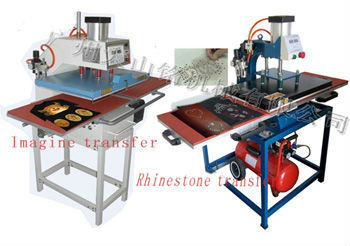 Pneumatic heat press transfer printing machine