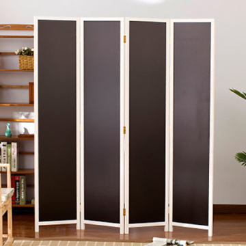 Cheap solid wooden room divider with blackboard panels