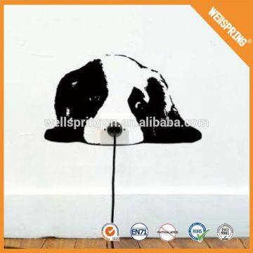 China wholesale funny cheap black dog wall stickers