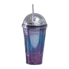 Double Constellation Creative Cup with straw