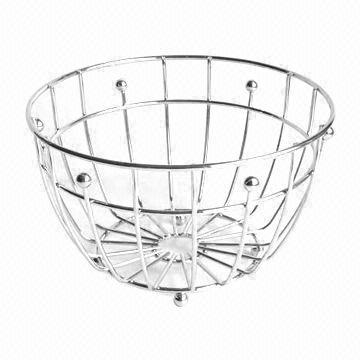 Eco-friendly Metal Fruit Basket, For Storage and Home Decoration, Various Designs are Available