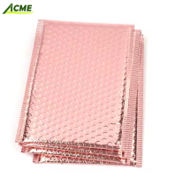 Wholesale Custom Rose Gold Metallized Film Bubble Envelope Bag