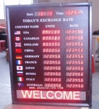 guangzhou alibaba hot exchange rate display board