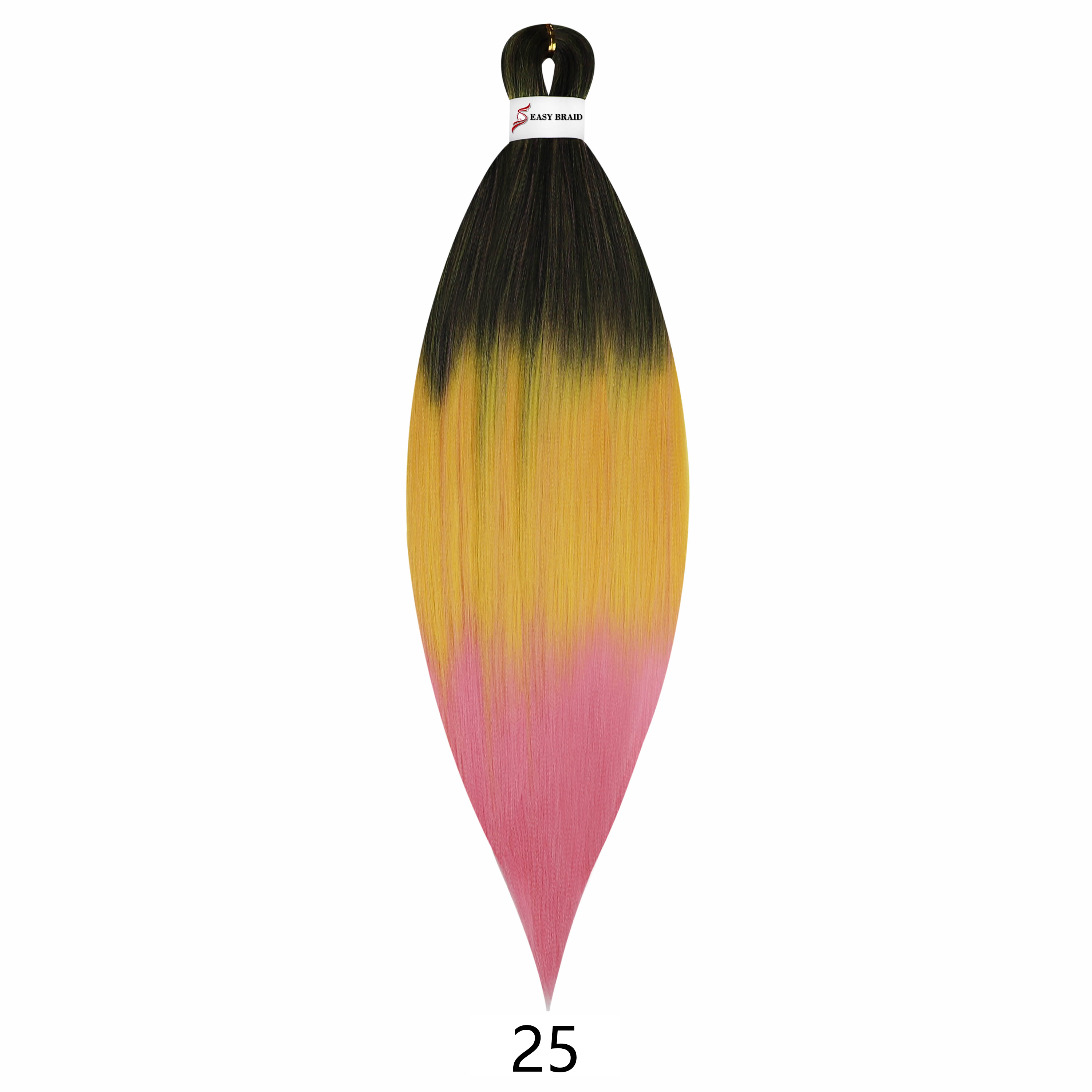 MYZYR Ombre Pre Stretched Braiding Hair Extensions Jumbo Braids Hair Synthetic Crochet Hair Low Temperature Fiber Mirra's Mirror