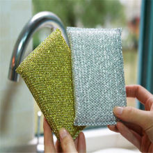 Colorful House kictchen using cleaning sponge scouring pad