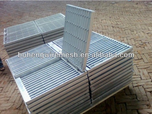 Hot Galvanized Trench Grating Standard Size Plain Style (Factory)