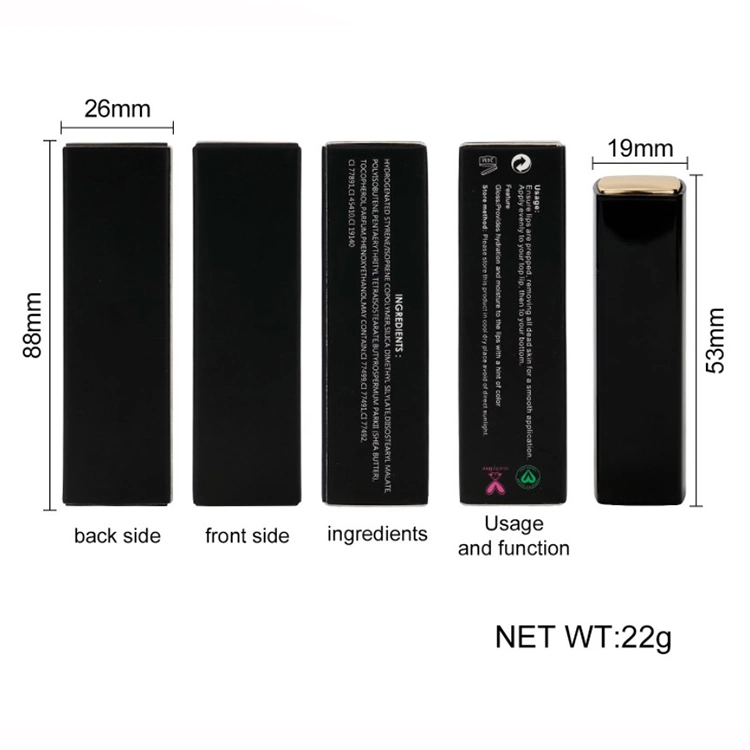 High Quality OEM Professional Custom Logo Matte Moisturizing Lip Gloss Wholesale Waterproof 24 Colors Lipstick Makeup