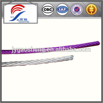 1X19 galvanized steel strand steel coated cable