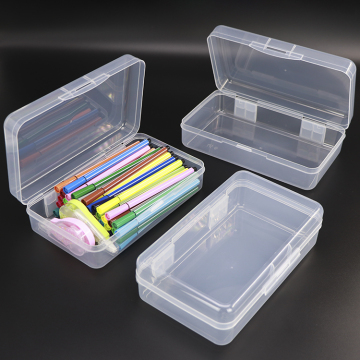 Expandable Stationery Case Custom Nail Pen Containers Plastic Pen Box Case