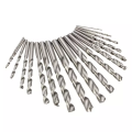 คุณภาพดี 25pcs HSS Twist Drill Bits ชุดสำหรับการขุดเจาะเหล็กเหล็กกล้าโลหะ