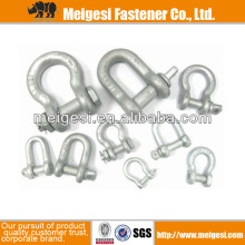 European Straight Dee Shackle Forged Rigging Fastener