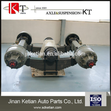 32t tandem axles bogie wheels for trailers