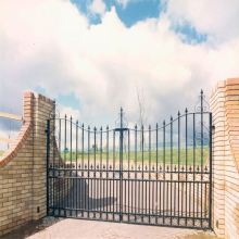 Swin Open Style Swing Gates Luxury Wrought Iron Gate