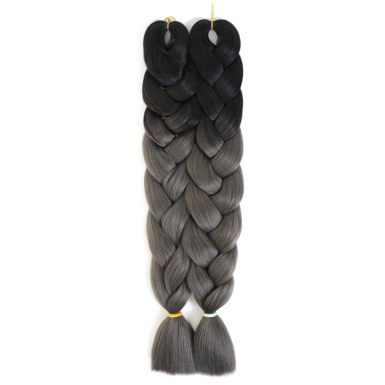 32Inch 165g High Temperature Synthetic Hair Braids Extensions Ultra Braiding Ombre Two Colors Jumbo Braiding Hair Ombre