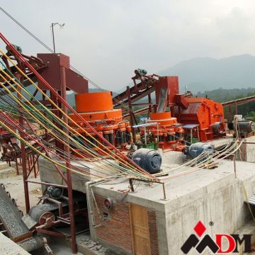 Spring and Hydraulic agregate crusher with CE