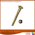 DIN95 Slotted Raised Countersunk Head Wood Screw