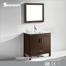 Solid wood door modern lowes bathroom vanity combo in Canada