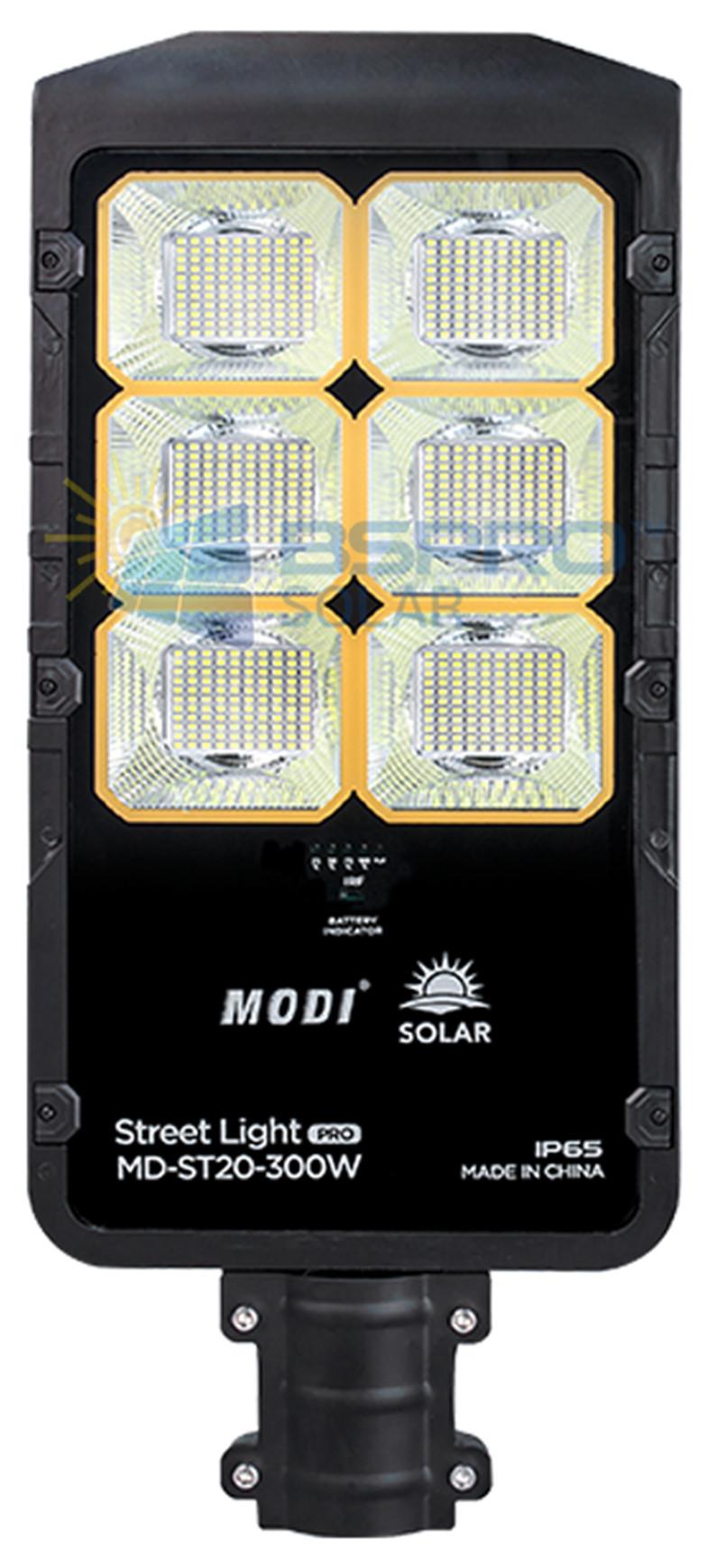 300W أضواء موقف للسيارات الشمسية